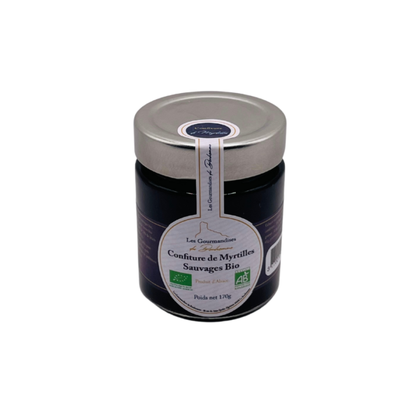 Confiture de Myrtilles Sauvages BIO - 170g