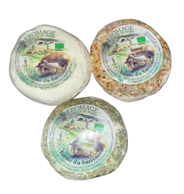 Fromage frais de brebis nature ou aromatisé