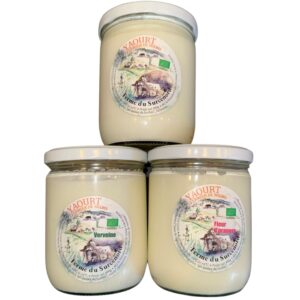 Yaourts fermiers de brebis natures ou aromatisés