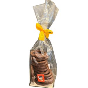 bretzels enrobées de chocolat noir de la chocolaterie Bruntz
