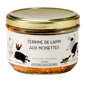 Terrine de lapin aux noisettes 180g