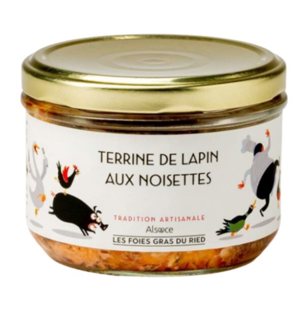 Terrine de lapin aux noisettes 180g