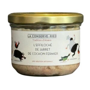 effiloché de jarret de porc